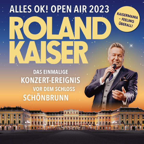 Roland Kaiser 2023 Kaisermania 600x600 © Show Factory