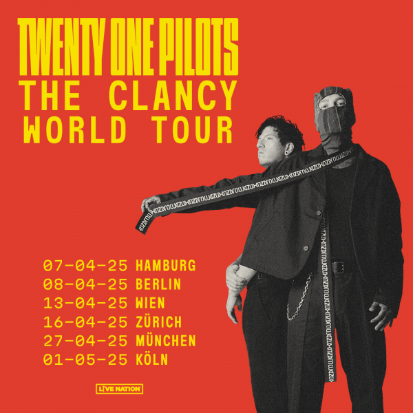 Twenty One Pilots 2025 Clancy World Tour 1080x1080 © Live Nation Austria GmbH