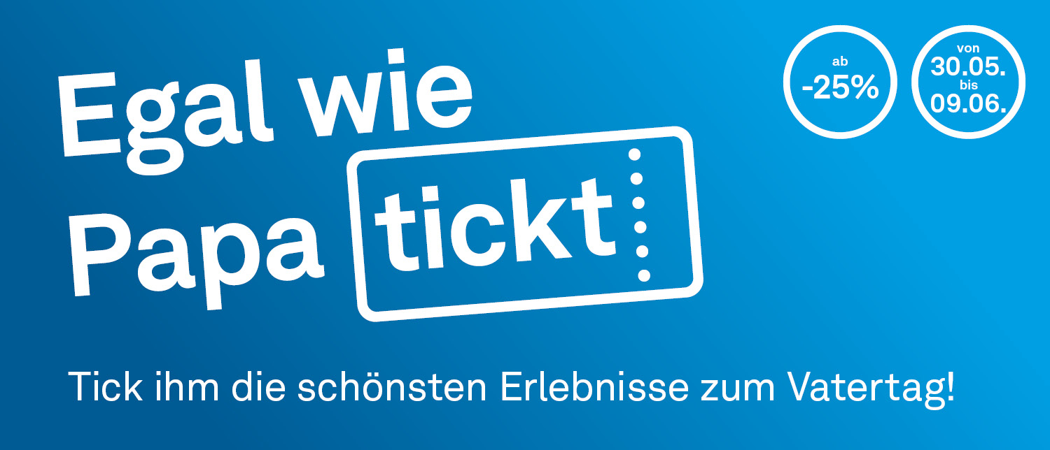 Vatertagsaktion 2025_1500x644px ©Wien Ticket