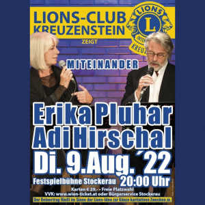 Erika Pluhar & Adi Hirschal © Lions Club Kreuzenstein