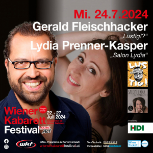 Fleischhacker Prenner-Kasper Wiener Kabarettfestival 2024 1080x1080 neu © Lefor Oberbauer GmbH