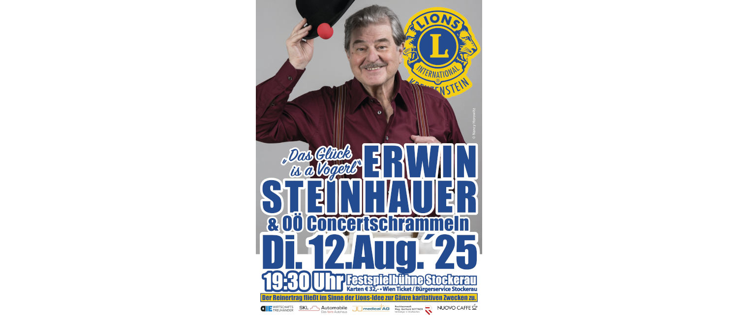 Erwin Steinhauer Lions Sommerkabarett 2025 1500x644 © Nancy Horowitz